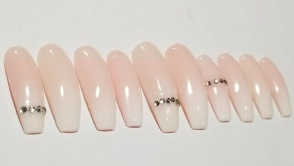 French Pink and White Ombre - Image 5