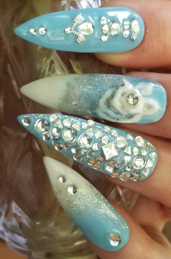 GORGEOUS SPARKLY light Blue - Image 8