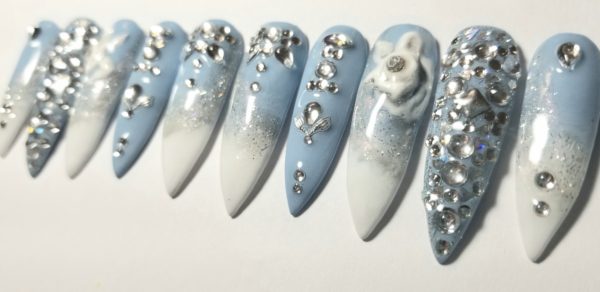 GORGEOUS SPARKLY light Blue - Image 10