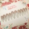 Gorgeous Beige Ombre French White Fade Design