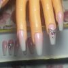 Luxury Baby Boomer Nude Pink Ombre With Crystal Bling For Pretty Hands - Image 3