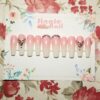 Luxury Baby Boomer Nude Pink Ombre With Crystal Bling For Pretty Hands - Image 6