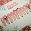 Luxury Baby Boomer Nude Pink Ombre With Crystal Bling For Pretty Hands - Image 5