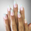 Luxury French White Pink Ombre Nails - Image 3