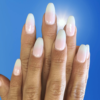 Luxury French White Pink Ombre Nails - Image 4