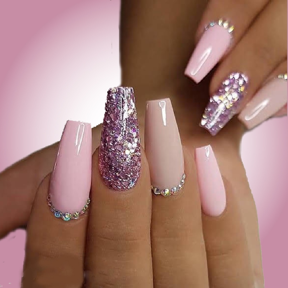 @zack_pn… | Glamour nails, Natural gel nails, Coffin nails 
