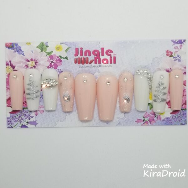 Blush Wonderland Festive Press On Nails - Image 2