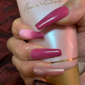 luxury mauve pink sequence