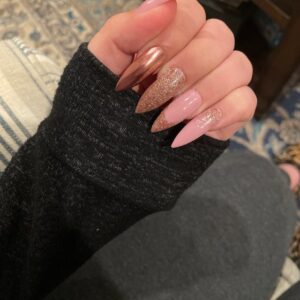 Blush Beige Gel Sparkle