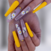 Yellow White Daisy and Studs Design - Image 6