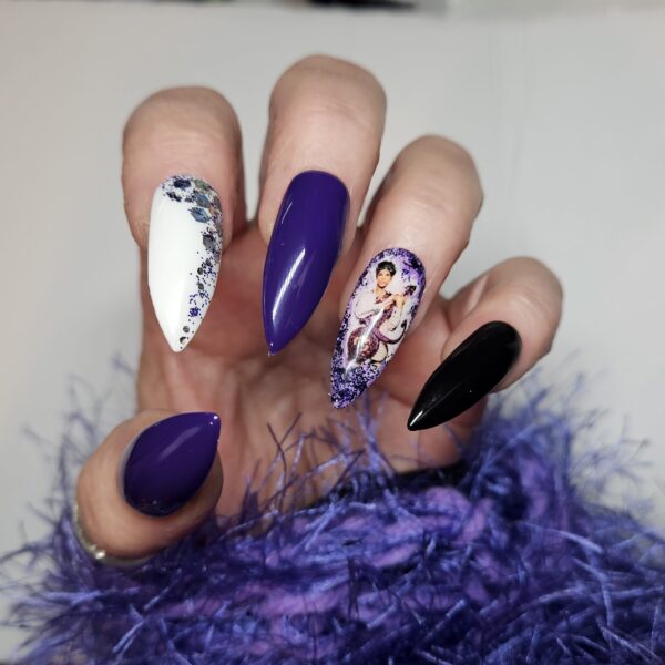 Rock On with Custom Band-Inspired Press-On Nails