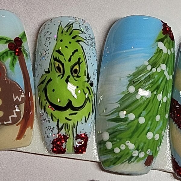 Caribbean Christmas Press-on Nails - Image 5